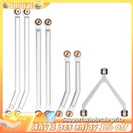 CNC Aluminum High Clearance Chassis Link Rod for 1/24 RC Crawler Car  SCX24 AXI90081 Deadbolt Upgrad