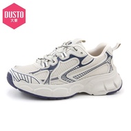 Giày Thể Thao Đế Thấp DUSTO Giày Thể Thao Đế Tròn Nhẹ Thường Ngày Cho Nữ Giày Đế Xuồng Dây Giày Thời
