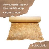 Pulpable - 50cm x 100m Eco Friendly Bubble Wrap / Honeycomb Paper Wrap