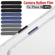 1-10ชิ้นฟิล์มป้องกันปุ่มกล้องสำหรับ IPhone 16 Pro แก้วอุณหภูมิสูงสุดด้านข้างสำหรับ IPhone 16Plus 16 