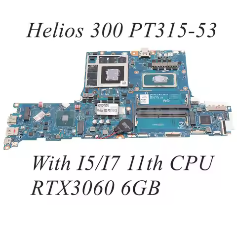 NBQCC11003 NB.QCC11.003 GH53G LA-L191P For ACER Predator Helios 300 PT315-53 PT315-54 PC Motherboard