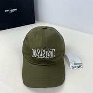 GANNI Baseball Cap Letter Embroidery Simple Fashion Casual Cap Men Women my