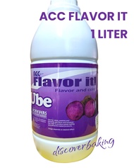 Ube Flavor and Color 1 liter ACC Flavor-it Ube Food Flavor and Color