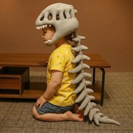 Silly Dino Skeleton Plush - Wearable Dinosaur Skeleton Plush Costume with 3D Spine - Realistic Silly