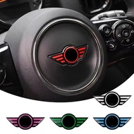 3D Epoxy Car Steering Wheel Center Panel Decal Sticker For MINI Cooper F55 F56 F57 R55 R57 R58 R59 R