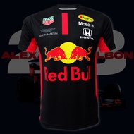 F1 Red Bull Racing Short Sleeve Round Neck T-Shirt FM0150 Alex Albon 23 Model Size S-5XL