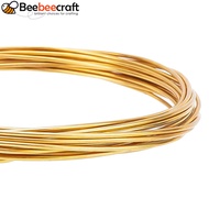 1roll Brass Craft Wire Round Raw(Unplated) 14 Gauge 1.6mm 5m/roll