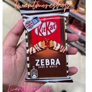 READY STOCK!! NEW!! NESTLE KITKAT ZEBRA DARK & WHITE 4 FINGER 41.5g MURAH!! BUNDLE!!