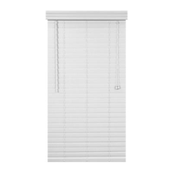 Blinds PVC wooden used to decorate homes buildings offices restaurants for sun protection - White