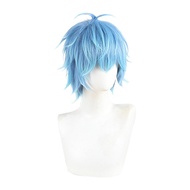 For Zootopia 2 For Snake Gary Blue Gradient Curly Short Hair Cosplay Wig 410d M8s8