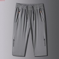 Three Quarter Pants Men 3 Quarter Pants Quick Drying Fashion Print Casual Shorts pped 3/4 Pants