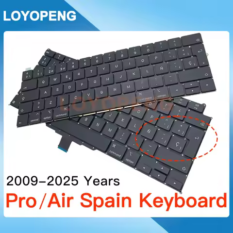 Laptop A1706 Spain Keyboard For Macbook Pro Air A1278 A1502 A1466 A1708 A1990 A2141 A2337 A2442 A268