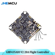 JHEMCU GHF435AIO V2 20A Flight Controller 2-4S with OSD Baro Blackbox Built-in ELRS 2.4G Receiver fo