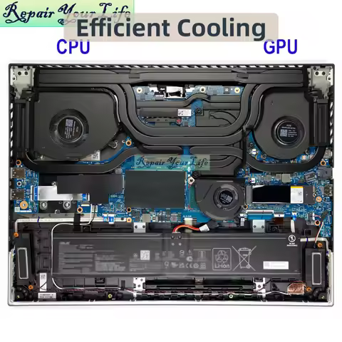 Notebook Cooler CPU GPU Fan For ASUS G814 G834 ROG Strix G814J G814JU G834JZR G834JYR 13NR0CG0P04011