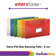 Map Carry File Box 3 cm F4 (Folio) Interxfolder