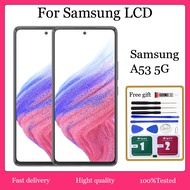 Original AMOLED For Samsung Galaxy A53 5G /A536 LCD Display Touch Screen Digitizer With Frame Assemb
