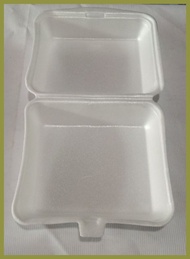 ✁ ♈ ☬ Styro lunch box with or without divider (1pack 100pc)