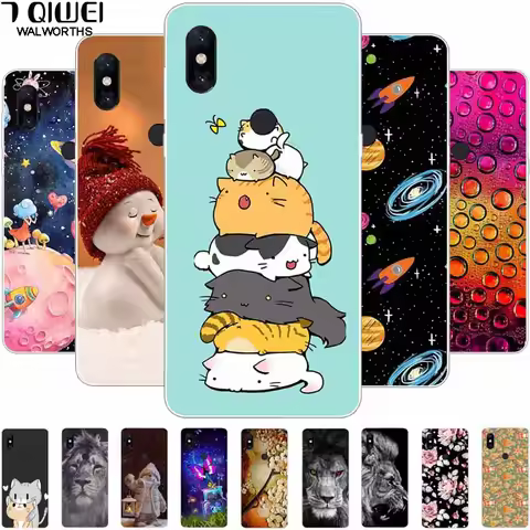 Soft Silicone Cover For Xiaomi Mi Max 3 Case Mix2s Max2 Phone Cases for Xiaomi Mi Mix 3 2s Cover TPU