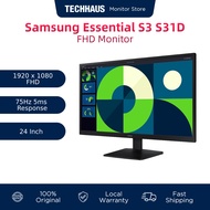 SAMSUNG ESSENTIAL MONITOR LS22D310EAEXXS (22") / LS24D310EAEXXS (24") S3 S31D FHD ( 3 Years Warranty