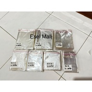 OPP Plastic Seal Glue 9x9 10x10 11x11 12x12 13x13 14x14 15x15 Clear contents 100 sheets Plastic Glue