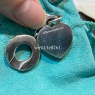 Tiffany&Co. 蒂芙尼 Return to Tiffany T扣心牌刻字款 925 純銀手鍊