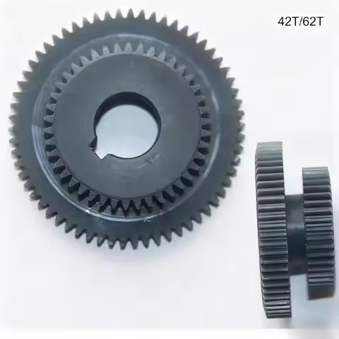 1pcs/set Metal Mini Milling Machine Duplicate Gears Z42/Z62 Teeth Duplex Gears for Milling Machine