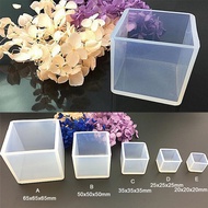 DIY ซิลิโคนแม่พิมพ์จี้เครื่องประดับทำ Cube Resin หล่อแม่พิมพ์เครื่องมือหัตถกรรม