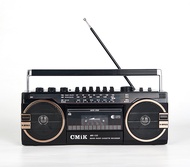 เครื่องบันทึกสี่ส่วนที่มีกำลังสูงเครื่องบันทึกวิทยุเครื่องเล่นเทป USB การ์ด SD ฟังก์ชั่นบลูทูธ