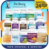 GENUINE Dr. Berg's Liver Cleanse Magnesium D3 K2 Yeast Cod Liver Nerve Ashwagandha Hair DIM Wholefoo