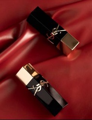 🌸 YSL BEAUTY聖羅蘭無畏釉光純口紅黑金方管10#