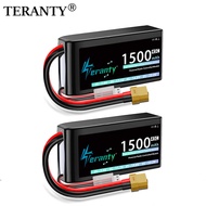 1/2pcs TERANTY 2S Lipo Battery 45C 1500mAh 7.4V Short With T XT30 XT60 Plug for RC Car Drone Aircraf