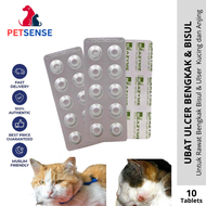 Ubat Ulcer Bengkak & Bisul untuk Kucing dan Anjing - 10 Biji