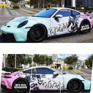 สติ๊กเกอร์หุ้มรถดีไซน์เท่สำหรับ Porsche 911 & 718