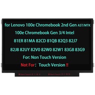 Screen Replacement for Lenovo 100e Chromebook 2nd Gen AST MTK 2 100e Chromebook Gen 3 4 Intel 81ER 8