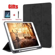 For iPad Pro 12.9 2017/2015 Case Pencil HolderSmart Cover Trifold Stand Auto Sleep/Wake Protective C