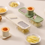 Vegetable Slicer And Grater 3 In 1 Multi-functional Manual Kitchen Tool With Interchangeable C3d0