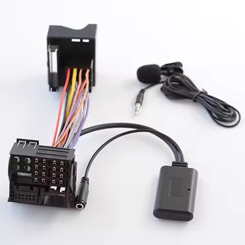 Auto Bluetooth 5.0 Audio Adapter HD Sound Mic Kit Music Receiver Adapter For BMW Mini E39 E53 E85 E8