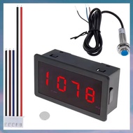 [hotkeystore.] RPM Speed Meter 4 Digital LED Display Tachometer LED 4 Digital Tachometer Gauge RPM S