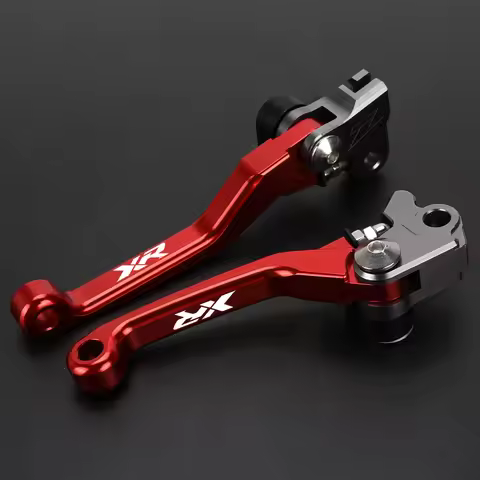 CNC Aluminum Motorcycle Pit Dirt Bike Pivot Foldable Brake Clutch Levers For Honda XR230 XR250 XR400