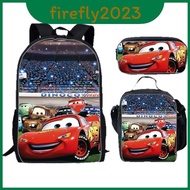 Cars Movies Kids School Bag With Adjustable Straps And Waterproof Fabric For Daycare