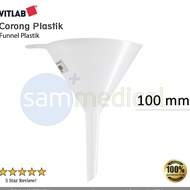 Vitlab PP Plastic Funnel / Laboratuiroum Funnel / Sample Funnel / Plastic Funnel / Chemical Funnel