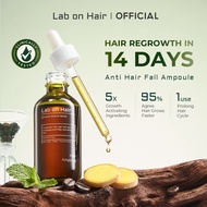 Lab On Hair Anti Hair Fall Ampoule Serum - Haircare Reduces Hair Loss & Strength Growth with Ginger 