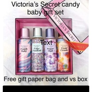 Victoria’s secret gift set candy baby+ fruity crush cake confetti sugar high set Hantaran Minyak wan