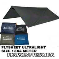 TENDA FLYSHEET 3X4 M KRAKATAU WATERPROOF Flaysheet Tent 3x4 krakatau mountaingeer 3x4 Tent Cover/