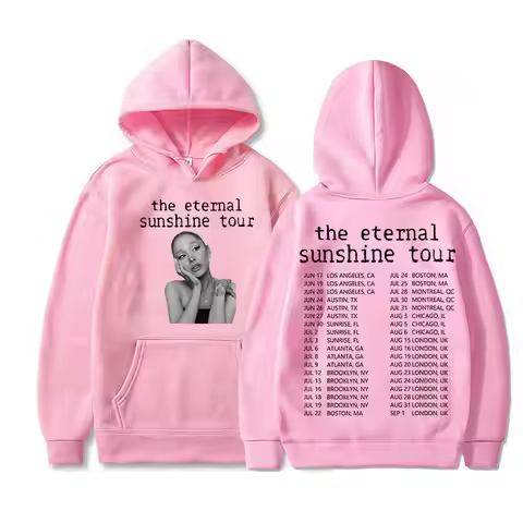 2026 The Eternal Sunshine Tour ariana grande Hoodie Men Women Pullover Hiphop Streetwear Soft Casual