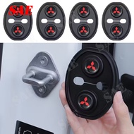 【Ready Stock】4pcs Mitsubishi Logo Car Door Lock Protection Cover Anti Scratch Door Lock Decoration A