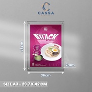 Latest Acrylic Wall Frame Acrylic Poster Display Frame/ A3 Size