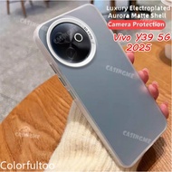 For Vivo Y39 5G 2025 Luxury Metallic Aurora Skin Matte Casing For Vivo Y39 5G VivoY39 39Y Y29 Y 39 2