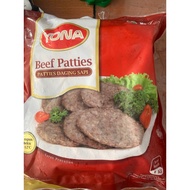 JOFRANS BEEF PATTY PATTIES 360 GR 6 PCS BURGER PATTIES DAGING SAPI