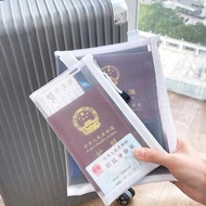 [Travel Goods] Multifunctional Passport Holder Card Holder Document Boarding Pass Storage Bag Ticket